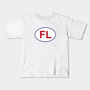 Florida State Sticker Kids T-Shirt